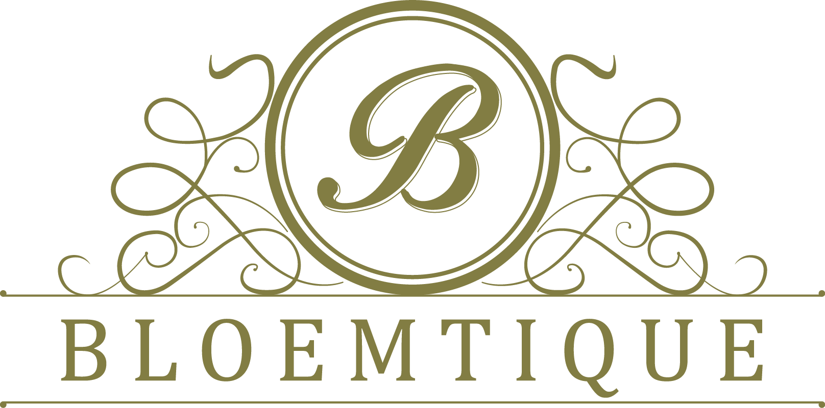 Logo Bloemtique Bloemen Contouren